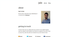 Desktop Screenshot of julo.ch